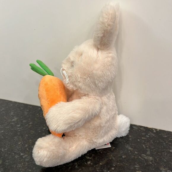 Ganz Bunny with Carrot. Get Your Hands on a Ganz. Size 10” - Picture 4 of 9